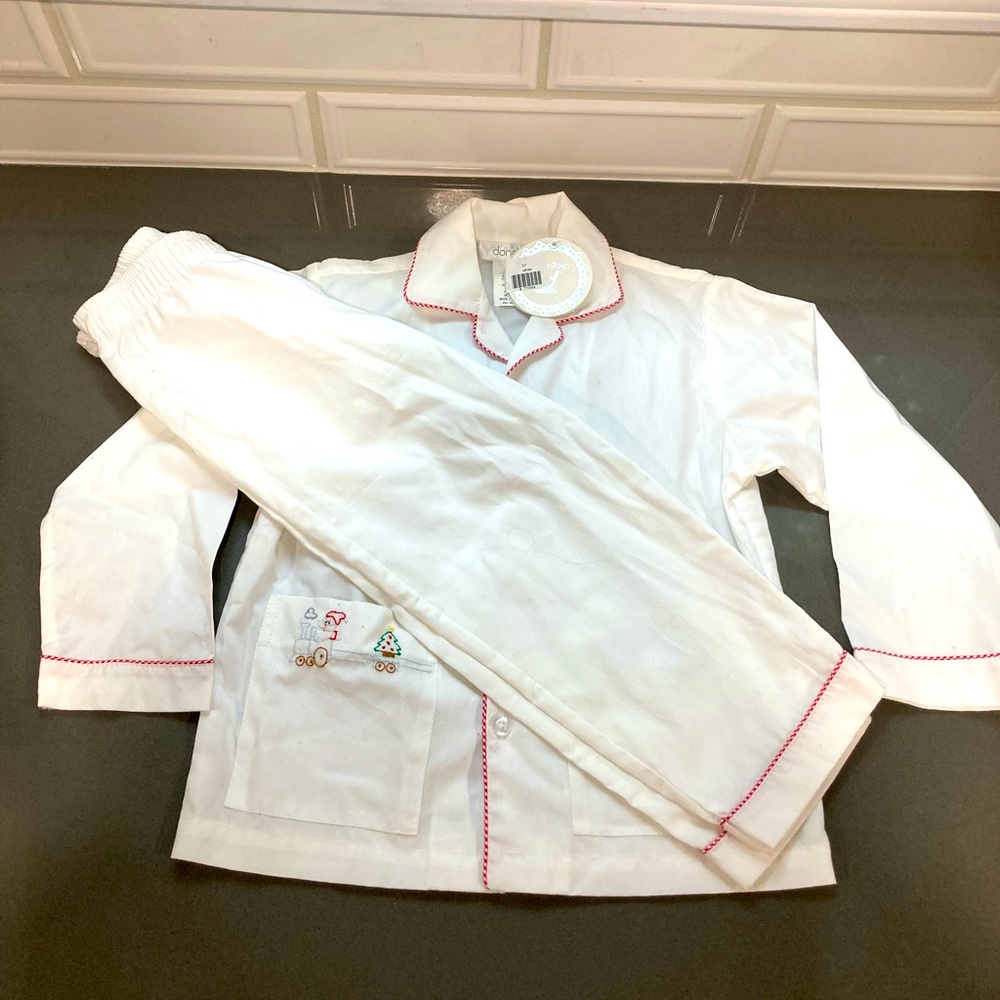 Designer holiday pajama. Size 3.